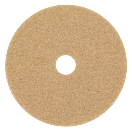 Burnishing Pad, 20 In, Tan, PK5