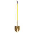 Round Point Shovel, Not Applicable Blade, Aluminum Blade, Standard Step, 45-1/4 in L Yellow