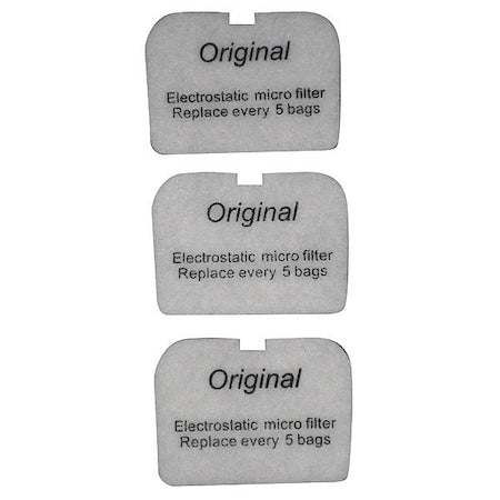 Filter, Dry, Exhaust Filter, Plastic, PK3
