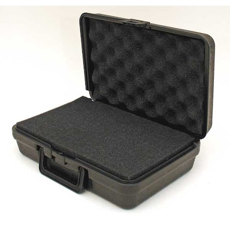 Black Protective Case, 12"L x 8"W x 3-3/4"D