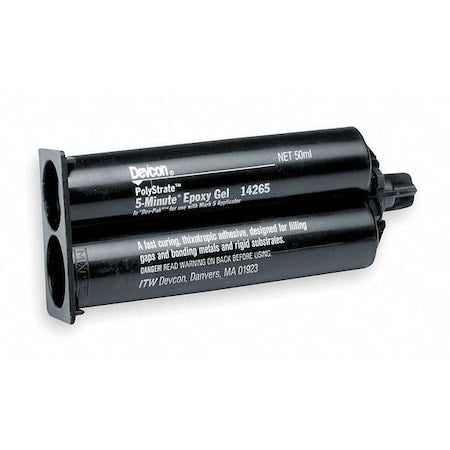 Instant Adhesive, 14265 Series, Clear, 0.07 oz, Tube, 1:01 Mix Ratio, 48 hr Functional Cure
