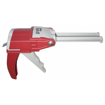 Multiple Ratio Two-Part Applicator, Gray/Red, 1:1, 10:1, 2:1 Mixing Ratio