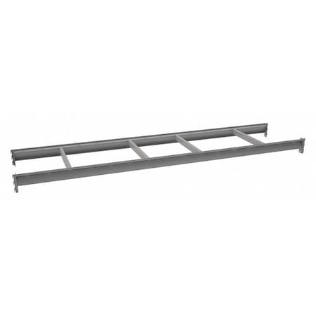 Shelf, 24 in D, 96 in W, Industrial Gray