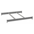 Shelf, 48 in D, 48 in W, Industrial Gray