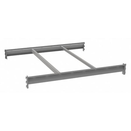 Shelf, 48 in D, 48 in W, Industrial Gray
