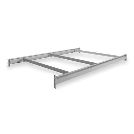 Shelf, 48 in D, 72 in W, Industrial Gray
