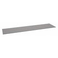 Decking, Steel, 96 in W, 24 in D, Industrial Gray, Powder Coated Finish, Gauge: 22