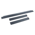 Side/Back Rail Kit, 72W x 30D x 3H, Gray