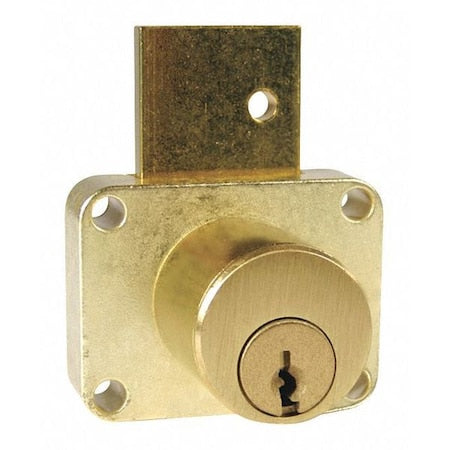 Deadbolt Drawer Lock,Brass