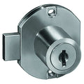 Cabinet and Drawer Dead Bolt Locks, Brass, 15/16" For Door Thickness, 2 Number of Keys