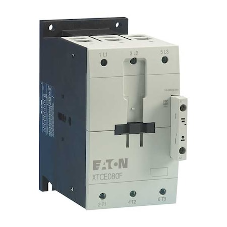 IEC Magnetic Contactor, No Auxiliary Contacts, 480V AC, 3 P, Non-Reversing, Screw