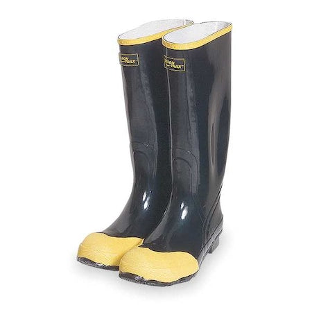 Men's 16" Height, Tall Rubber Boots, Steel Toe, Black, 13 (Formerly Talon Trax), PR