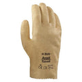 Coated Gloves, PVC, Textured, Full, 2 Abrasion Level, Yellow, S 1 PR