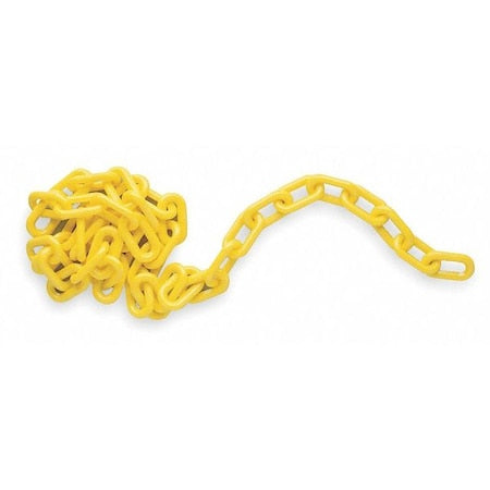 Plastic Chain, Polyethylene, 100 ft Length, Yellow