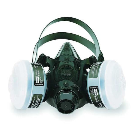 Half Mask Respirator Kit, 2 Cartridges Included, 7700 Series, N95, Organic Vapor (OV), Threaded, L