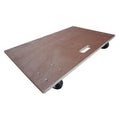 GnrlPrpsDlly, 4in, 30in, Brn, Wood, 1, 000lb