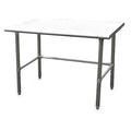 Fixed Work Table, SS, 48" W, 30" D