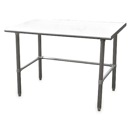 Fixed Work Table, SS, 72" W, 30" D