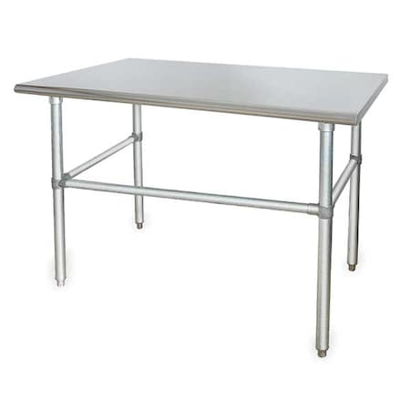Fixed Work Table, SS, 60" W, 30" D