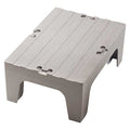 Dunnage Rack with Solid Shelves Top 30", 1500 lb. Capacity, Speckled Gray