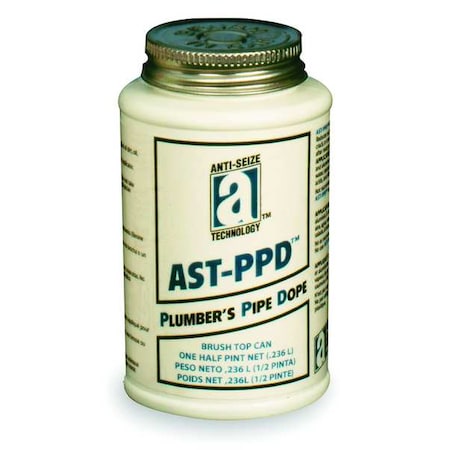 Pipe Thread Sealant 9.6 fl oz, Brush-Top Can, AST-PPD, Blue, Liquid