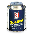 Pipe Thread Sealant 19.2 fl oz, Brush-Top Can, Sof-Set, Yellow, Paste