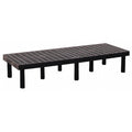 Dunnage Rack, Grid, HDPE, 1000 lb Load Capacity, 12 in H x 24 in W x 66 in D