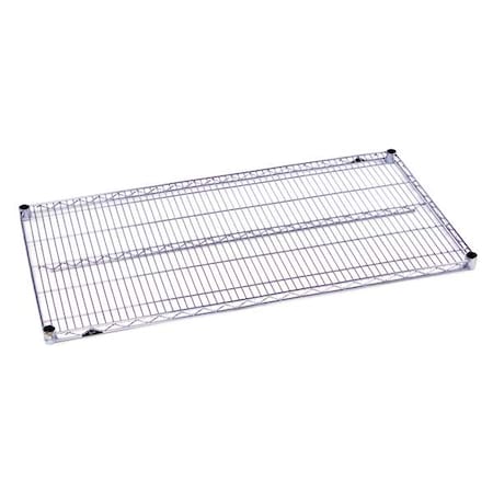 Wire Shelf, 18"D x 36"W x 1-1/8"H, Chrome, PK5
