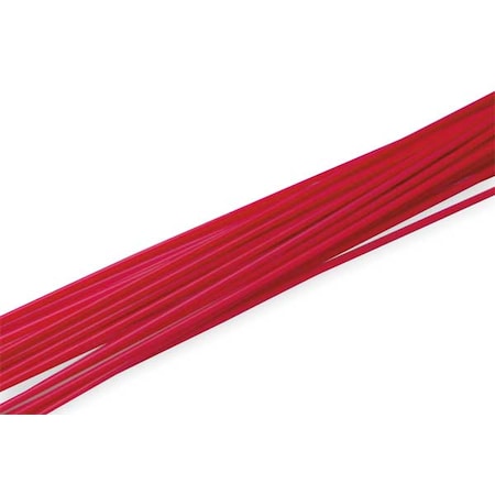 Welding Rod, HDPE, 5/32 In, Red, PK36