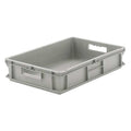 Solid & Stackable Straight Wall Storage Container, 11.5 gal, 23-3/4 in L x 15-3/4 in W x 8-3/4 in H