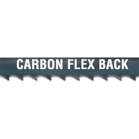 Band Saw Blade, 12 ft. 6 in L, 3/8" W, 14 TPI, Carbon Steel, 0.025" Thick