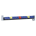 Bin Rail, 72 W x 1/1/2002 D x 6 H, Black