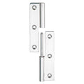 Lift-Off Hinge, 304 Stainless steel, Full Surface Mounting, 1 27/64 in Leaf W x 2 33/64 in Leaf H