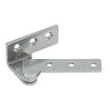 Pivot Hinge, 430 Stainless Steel, Weld-On Mounting, 2 9/16 in Leaf W x 15/16 in Leaf H, Plain