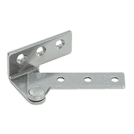 Pivot Hinge, 430 Stainless Steel, Weld-On Mounting, 2 9/16 in Leaf W x 15/16 in Leaf H, Plain