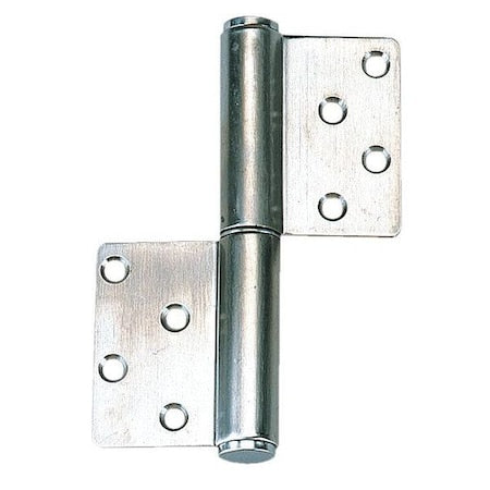 Lift-Off Hinge, 304 Stainless steel, Full Surface Mounting, 1 25/32 in Leaf W x 2 31/64 in Leaf H