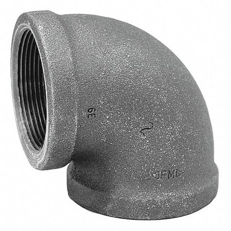 90 Degree Reducing Elbow 90 Degree Reducing Elbow, 1-1/4"" x 1"" Pipe, FNPT, Malleable Iron