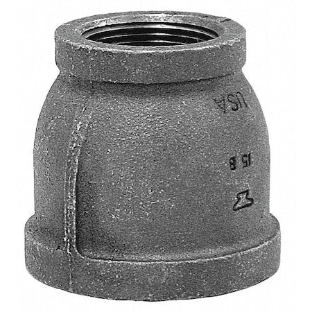Reducer Coupling Reducer Coupling, 1/4"" x 1/8"" Pipe, FNPT, Malleable Iron, Class 150