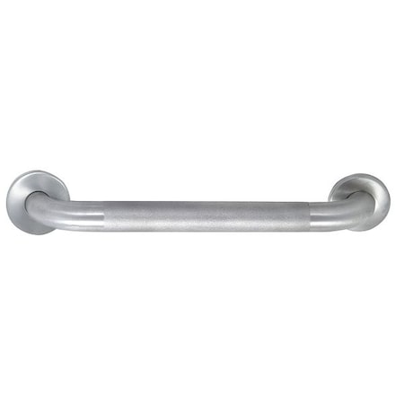 Wall Mount Safety Rail/, 22" Length, 22" L, Stainless Steel, Satin, Textured