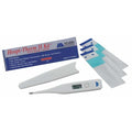 Hospital Pack Dual Scale Dig, Plastic, 5 in L, 0.75 in W, White, (5) Probe Covers, Storage Case