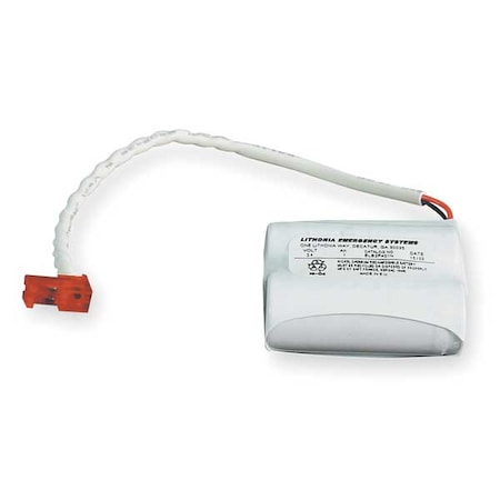 Battery, Nickel Cadmium, 2.4V, 0.0012A/HR.