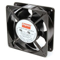 Axial Fan, 4-11/16 in W x 4-11/16 in H x 1-1/2 in D, 55 cfm, 115V AC, IP20, Cast Aluminum