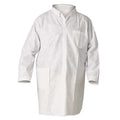 KleenGuard A20 Disposable Lab Coat, SMMMS, Snaps Closure, White, L, 25 PK