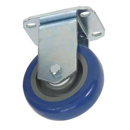 Rigid NSF-Listed Plate Castr, Poly, 3-1/2 in., 250 lb.