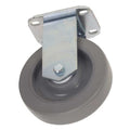 Rgd NSF-Listed Plate Castr, Therm Rubber, 4 in, 165 lb