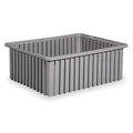 Industrial Grade Polymer, Divider Box, Gray, 22 3/8 in L, 6 in H