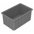 Industrial Grade Polymer, Divider Box, Gray, 16 1/2 in L, 8 in H