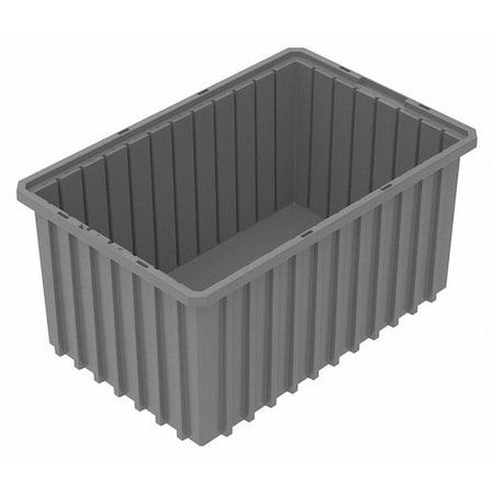 Industrial Grade Polymer, Divider Box, Gray, 16 1/2 in L, 8 in H