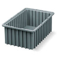 Industrial Grade Polymer, Divider Box, Gray, 16 1/2 in L, 6 in H