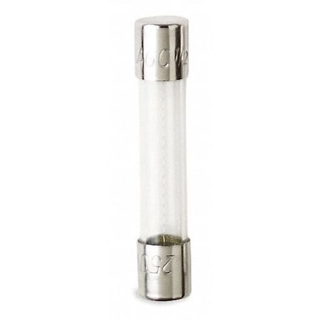 Glass Fuse, 7A, 10kA at 125V AC, 200A at 250V AC, 5 PK